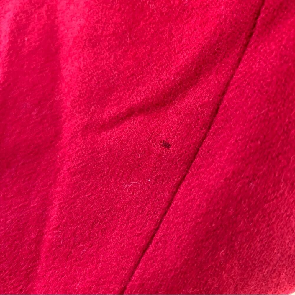 Pendleton Wool Christmas Red Single Button Blazer - image 9